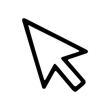 imleç ağ vektör simgesi