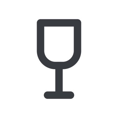 şarap cam vektör simgesi