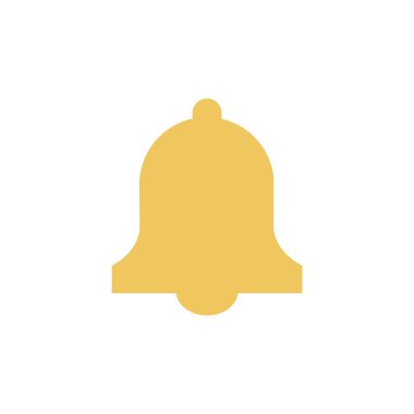 Çan simgesi vektör illüstrasyonu