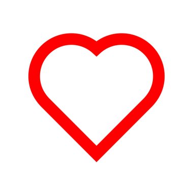 Arka planda kalp ikonu var. Aşk logosu kalp çizimi.