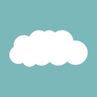 bulut web vektör simgesi