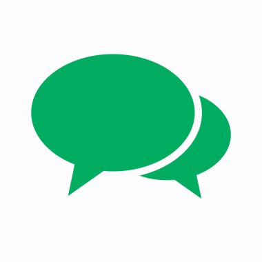 konuşma balonu ikonu vektör illüstrasyon tasarımı