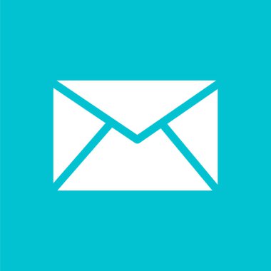 zarf e- posta simgesi vektör illüstrasyonu