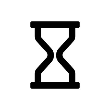 kum saati ikonu vektör illüstrasyonu