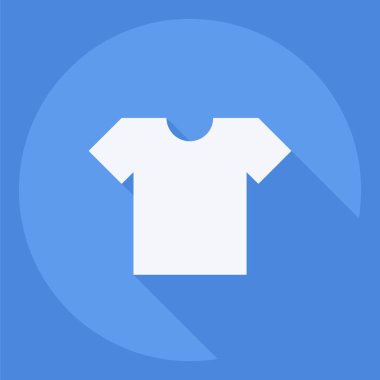 Tişört, vektör düz simge tasarımı