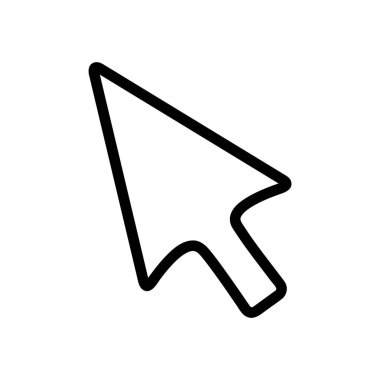 imleç ağ vektör simgesi