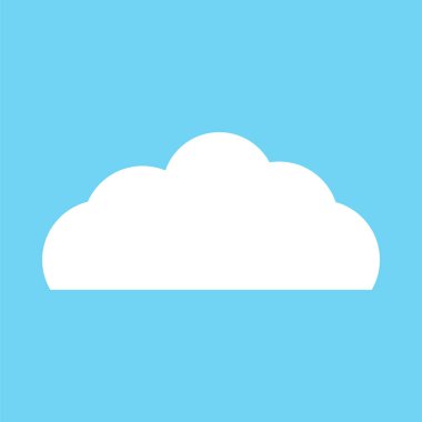 bulut web vektör simgesi