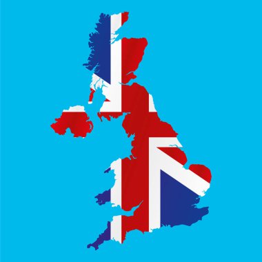 Avrupa haritasının vektör illüstrasyonu