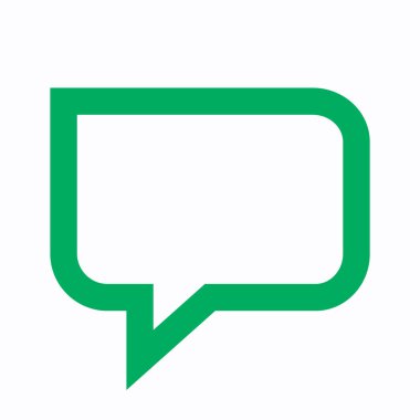 konuşma kabarcığı vektör çizimi