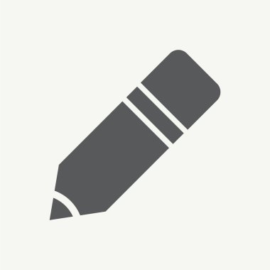 kalem simgesi vektör illüstrasyonu