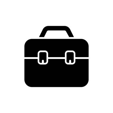 evrak çantası ikonu vektör illüstrasyonu