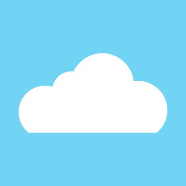 bulut web vektör simgesi