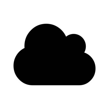 bulut web vektör simgesi