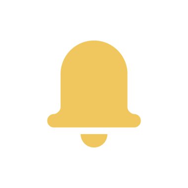 Çan simgesi vektör illüstrasyonu