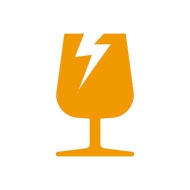 Bir kadeh şarap ikonunun vektör çizimi