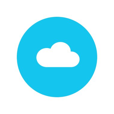 bulut web vektör simgesi