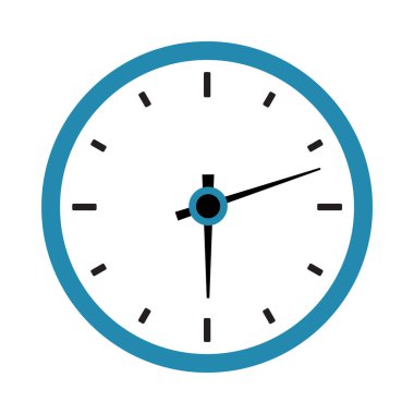 Saat vektör web simgesi