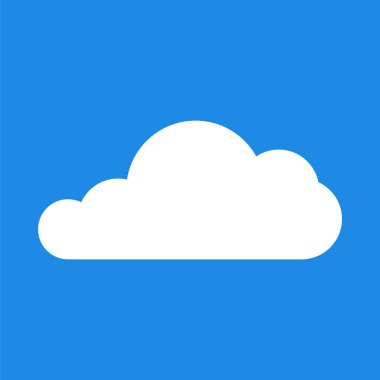 bulut web vektör simgesi