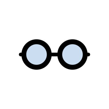 güneş gözlüğü ikonu vektör illüstrasyonu