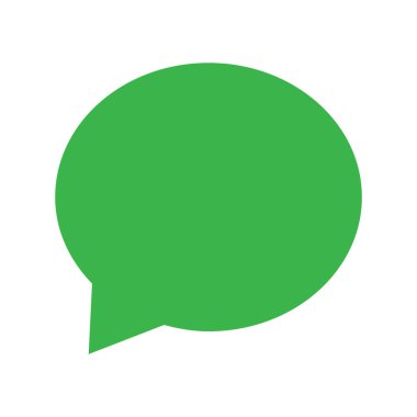 konuşma kabarcığı ikonu vektör çizimi grafik tasarımı