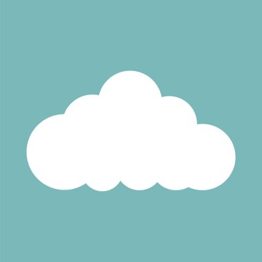 bulut web vektör simgesi