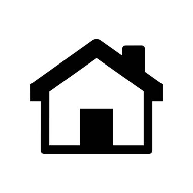 ev simgesi vektör illüstrasyonu