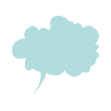 Konuşma balonu ikonu. vektör illüstrasyonu