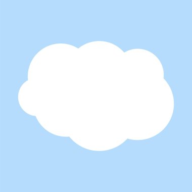 bulut web vektör simgesi