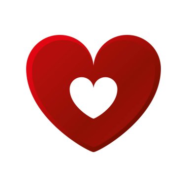 Arka planda kalp ikonu var. Aşk logosu kalp çizimi.