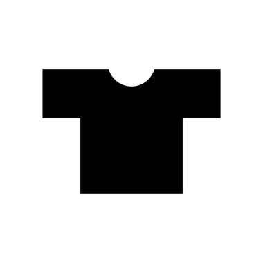 Tişört, vektör düz simge tasarımı