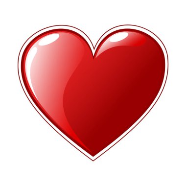 Arka planda kalp ikonu var. Aşk logosu kalp çizimi.