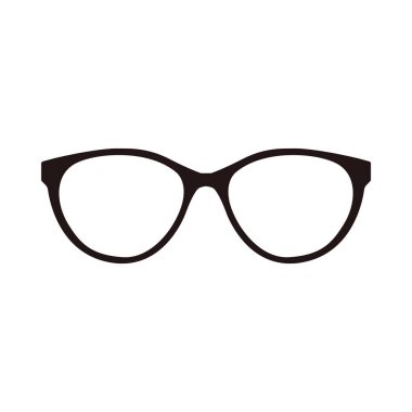 gözlük simgesi vektör illüstrasyonu