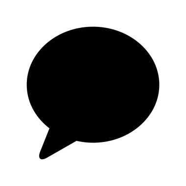 konuşma balonu ikonu vektör illüstrasyon tasarımı