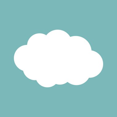 bulut web vektör simgesi