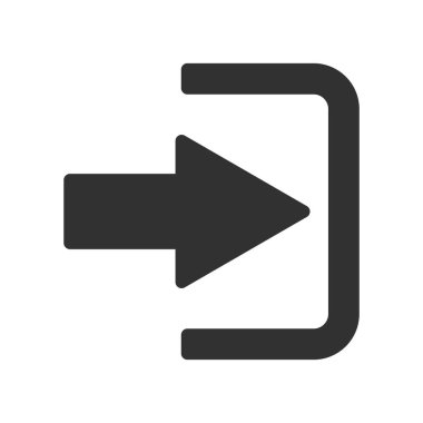 ok simgesi vektör illüstrasyonu