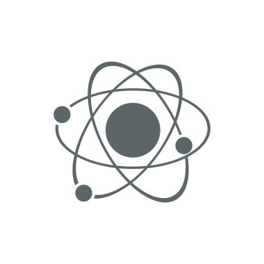 atom. Web simgesi basit illüstrasyon