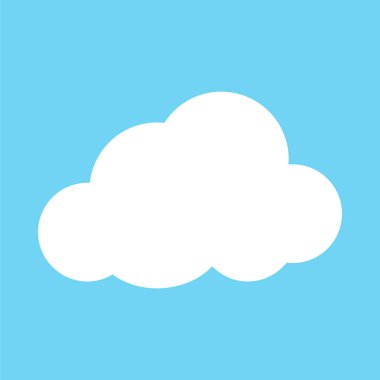 bulut web vektör simgesi