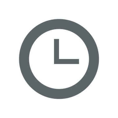 Saat vektör web simgesi