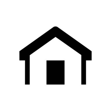 ev simgesi vektör illüstrasyonu