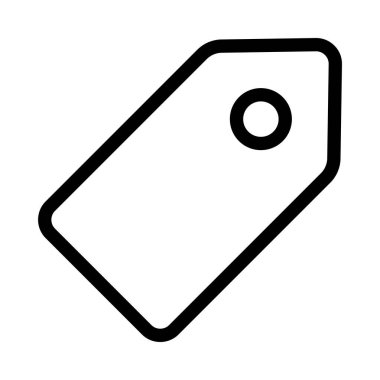 etiket simgesi vektör illüstrasyonu