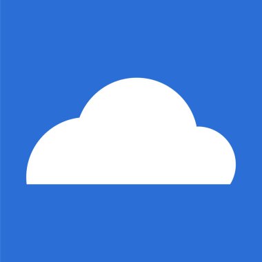 bulut web vektör simgesi