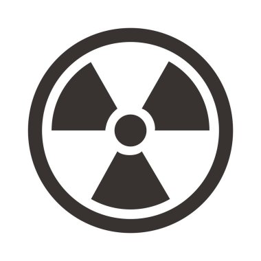 radyasyon çizgisi vektör simgesi