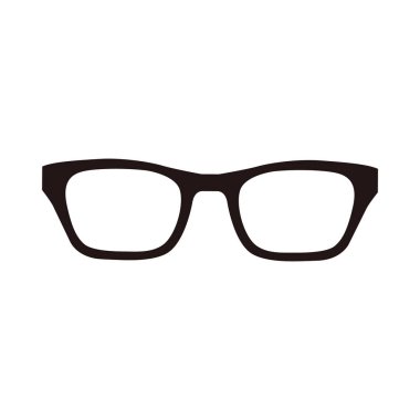 Gözlük ikonu. vektör illüstrasyonu