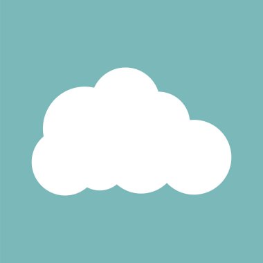 bulut web vektör simgesi