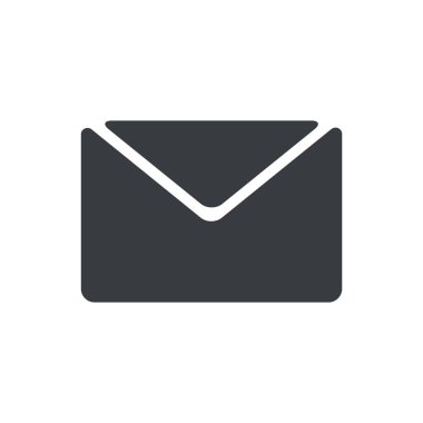 zarf e- posta simgesi vektör illüstrasyonu