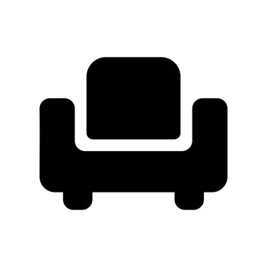 kanepe ikonu vektör illüstrasyonu