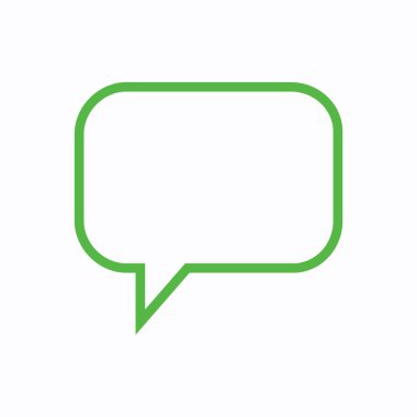 konuşma balonu ikonu vektör illüstrasyon tasarımı