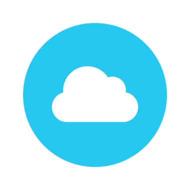 bulut web vektör simgesi