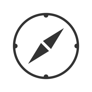 pusula, vektör düz simge tasarımı