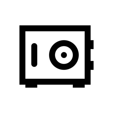 Güvendesin. Web simgesi basit illüstrasyon